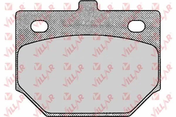 Brake Pad Set, disc brake (626.0182)