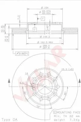 Brake Disc (628.1780)