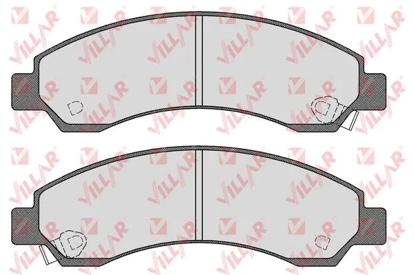 Brake Pad Set, disc brake (626.1568)