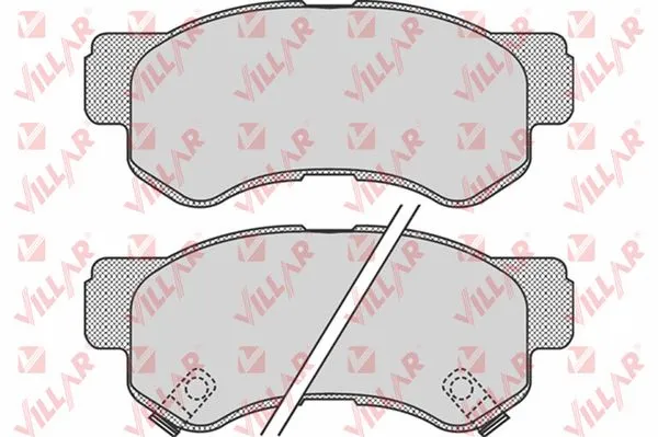 Brake Pad Set, disc brake (626.0847)