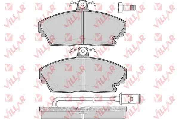 Brake Pad Set, disc brake (626.0339)