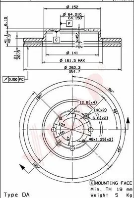 Brake Disc (628.0632)