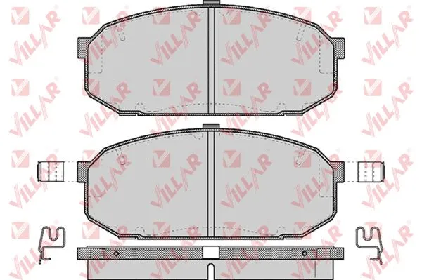 Brake Pad Set, disc brake (626.0526)