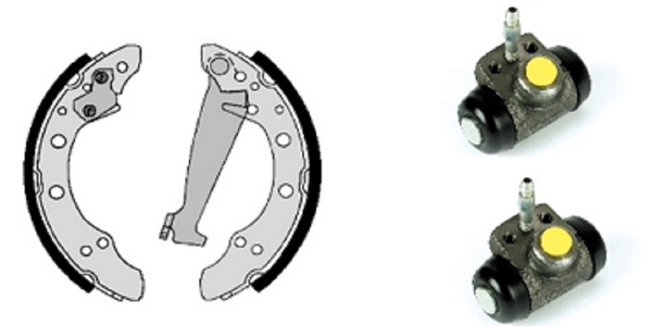 Brake Shoe Set (608.8104)