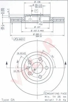 Brake Disc (628.1797)