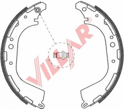 Brake Shoe Set (629.0753)