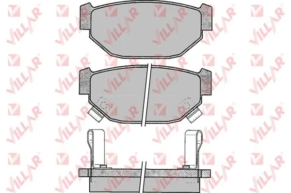 Brake Pad Set, disc brake (626.0048)