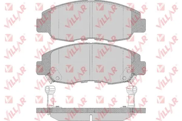 Brake Pad Set, disc brake (626.0641)