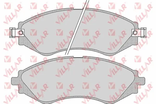 Brake Pad Set, disc brake (626.0729)