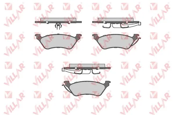 Brake Pad Set, disc brake (626.0912)