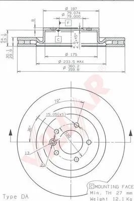 Brake Disc (628.2006)