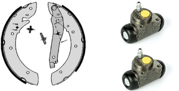 Brake Shoe Set (608.7933)