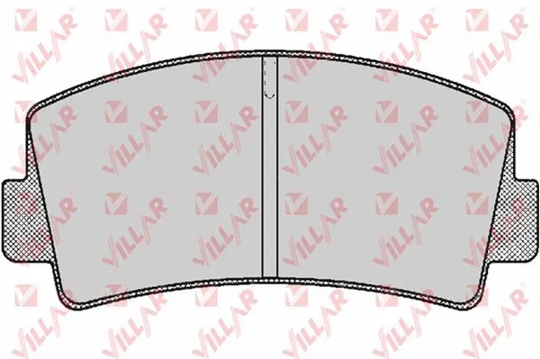 Brake Pad Set, disc brake (626.0168)