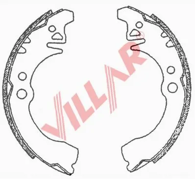 Brake Shoe Set (629.0695)