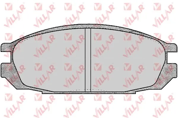 Brake Pad Set, disc brake (626.0376)