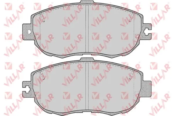 Brake Pad Set, disc brake (626.0703)
