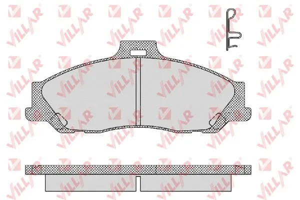 Brake Pad Set, disc brake (626.1355)