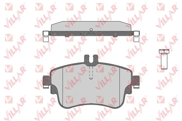 Brake Pad Set, disc brake (626.1780)