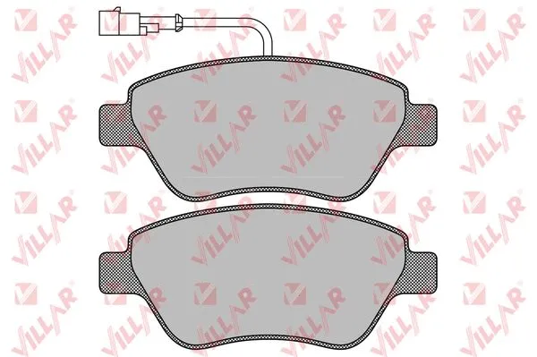 Brake Pad Set, disc brake (626.0763)