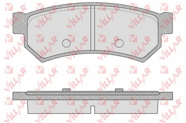 Brake Pad Set, disc brake (626.1564)