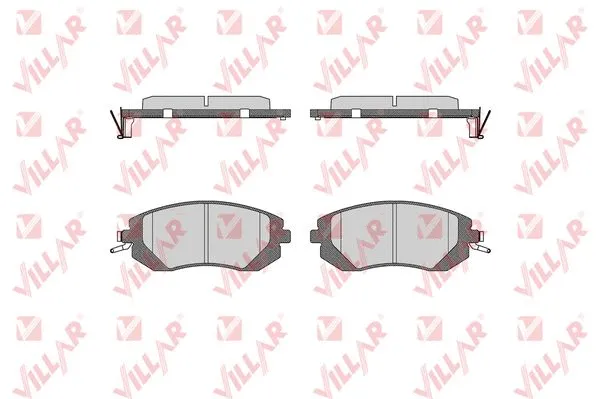 Brake Pad Set, disc brake (626.1729)