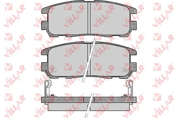 Brake Pad Set, disc brake (626.0524)