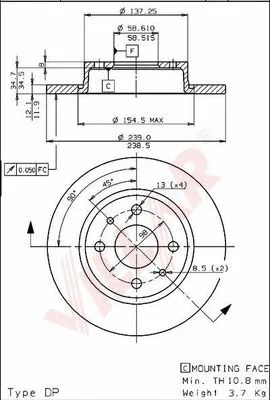 Brake Disc (628.1508)