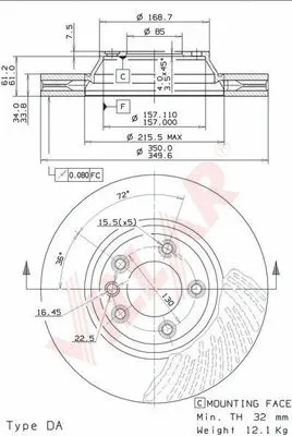 Brake Disc (628.2187)