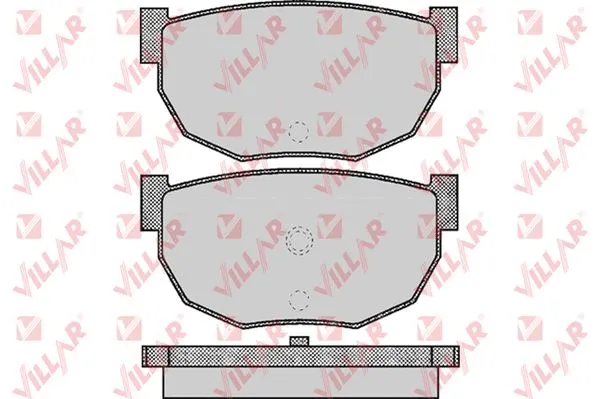 Brake Pad Set, disc brake (626.0503)