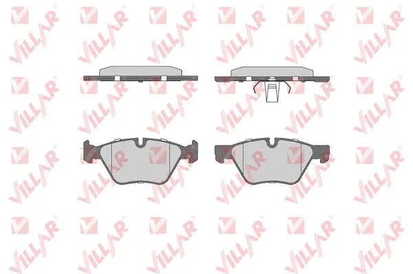 Brake Pad Set, disc brake (626.1641)
