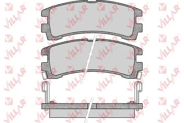 Brake Pad Set, disc brake (626.0528)
