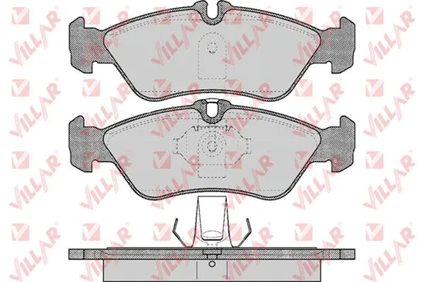 Brake Pad Set, disc brake (626.0610)