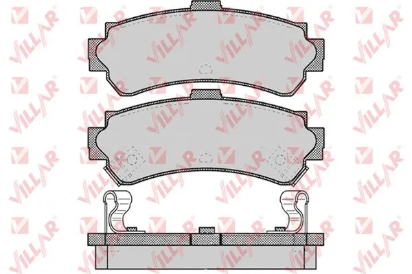 Brake Pad Set, disc brake (626.0624)