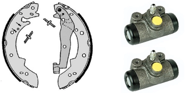 Brake Shoe Set (608.7835)