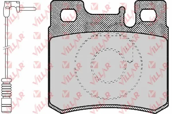 Brake Pad Set, disc brake (626.0428A)