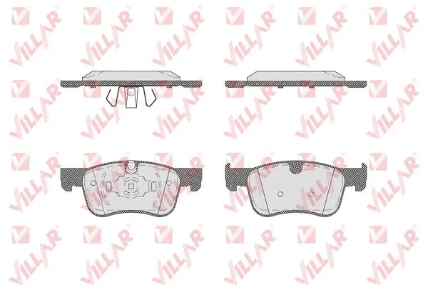 Brake Pad Set, disc brake (626.1852)