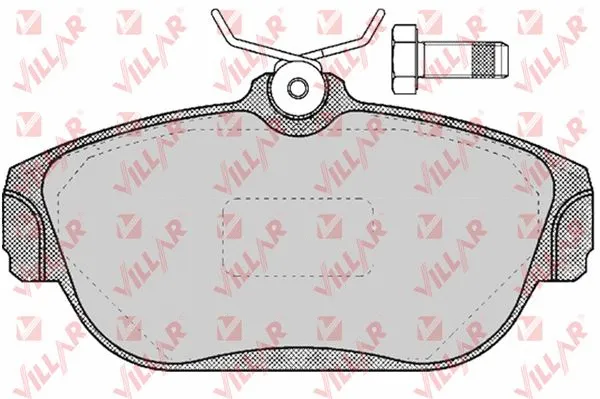 Brake Pad Set, disc brake (626.0382)