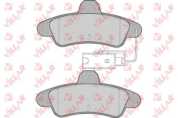 Brake Pad Set, disc brake (626.0716)