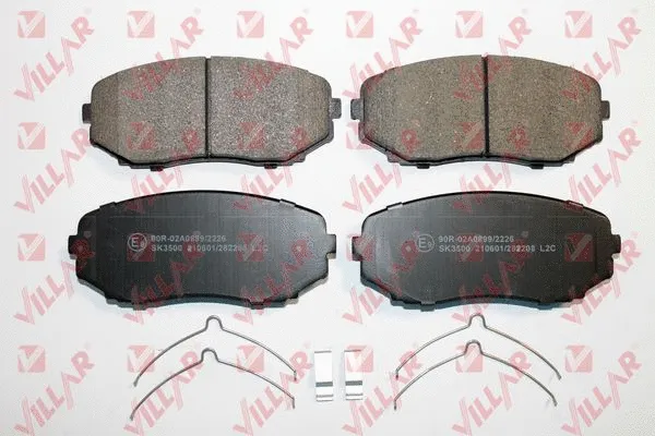 Brake Pad Set, disc brake (626.2208)
