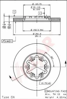 Brake Disc (628.1312)