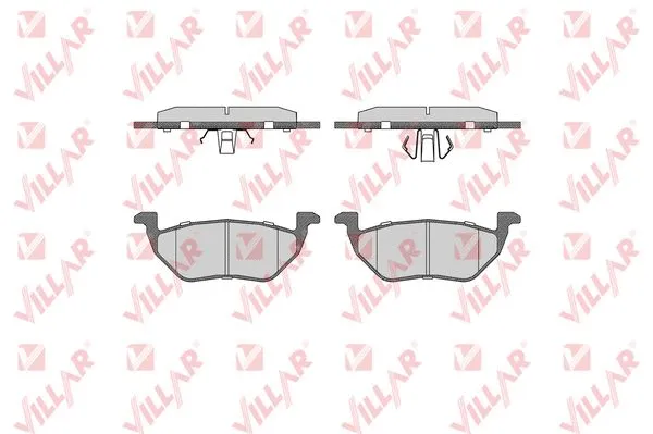 Brake Pad Set, disc brake (626.1620)