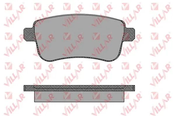 Brake Pad Set, disc brake (626.1484)