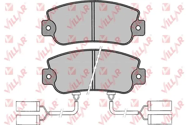 Brake Pad Set, disc brake (626.0019)