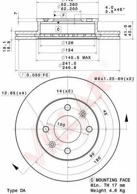 Brake Disc (628.2026)