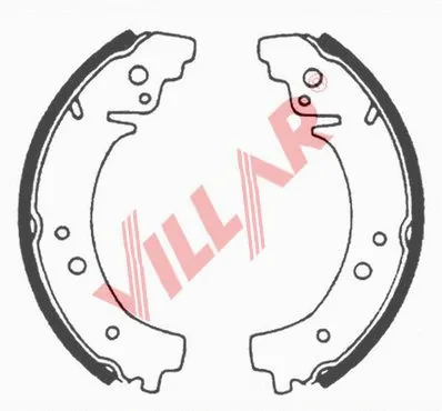 Brake Shoe Set (629.0544)