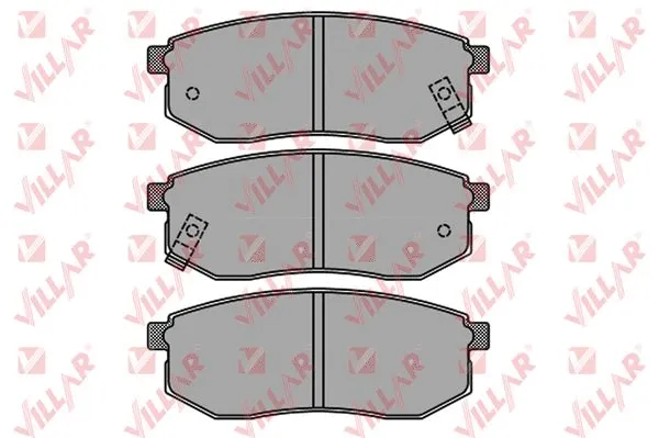 Brake Pad Set, disc brake (626.1514)