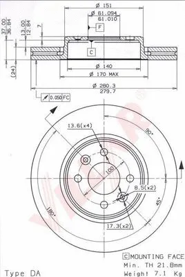 Brake Disc (628.0561)