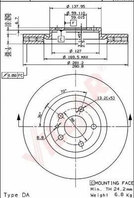 Brake Disc (628.1730)