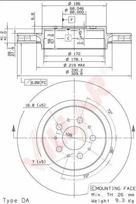 Brake Disc (628.2170)