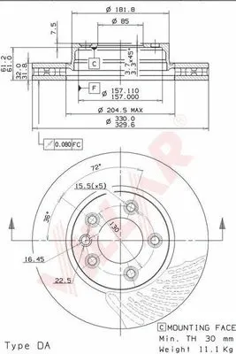 Brake Disc (628.2183)